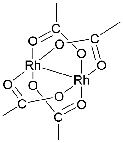 二聚醋酸銠, Rh2(OAc)4
